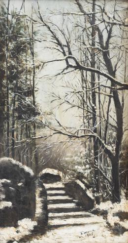 514.  ESCUELA ESPAÑOLA, SIGLO XIXPaisaje nevado