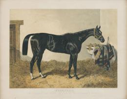 628.  JOHN FREDERICK, SIR HERRING (1795 - 1865) y JOHN III HARRIS (1811 - 1865)"Inheritress by the sadler out of executrix", “Crucifix and Lanercost (plate 6) y “Camel and Banter” (plate 4)