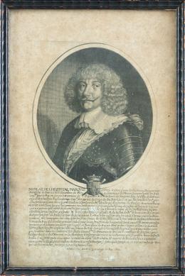 527.  PIERRE DARET (Francia, 1604- 1678)Retrato de Nicolas de l&#39;Hopital (1581-1644), Marqués de Vitry et d&#39;Arc etc
