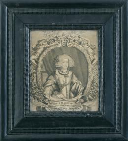 525.  JOHANN ALEXANDER BÖNER (1647-1720) según CHRISTOPH LAUCH (1647- 1734)Retrato de María de Austria