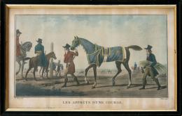 636.  SEGÚN CARLE VERNET (1758-1836)Preparativos para la carrera: "Les apprêts d&#39;une course"