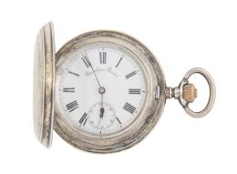 434.  Reloj saboneta dfe pp. S.XX Grand Jean. Nº 54198 en plata