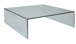 1422.  Mesa de centro de cristal.Quizás "Casa y Jardín".