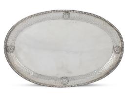 1170.  Fuente Carlos III de plata en su color. Con marcas.Antonio Martínez, Madrid Villa y Corte, 1783.