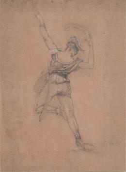 829.  ESCUELA ESPAÑOLA, SIGLO XIXEstudio de una figura alegórica