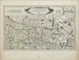819.  NICOLAS SANSON (1600-1667) Mapa del Archiducado de Austria