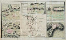 820.  ESCUELA ESPAÑOLA, SIGLO XVIIIMapa de Valencia de Alcántara y sus imediaciones