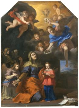 840.  ESCUELA ESPAÑOLA O ITALIANA, SIGLO XVIILa Educación de la Virgen