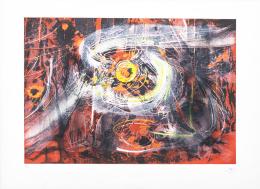 962.  ROBERTO MATTA (Santiago de Chile, 1911 - Civitavecchia, Italia, 2002) L&#39;Oeil du Cyclon