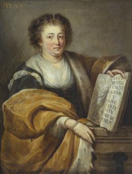 857.  JAN WILDENS (Amberes, 1584/86- 1653)Sibila Europea y Sibila Pérsica