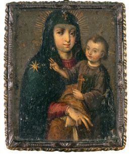 1261.  ESCUELA ESPAÑOLA, SIGLO XVIIVirgen del Pópolo