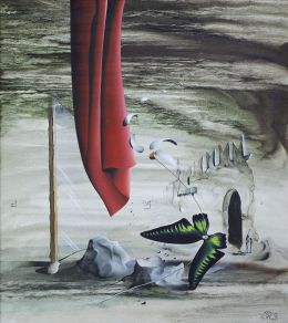 985.  GIOVANNI PELLICCIOLI (San Pellegrino, Terme, Italia, 1947)A la espera de una respuesta