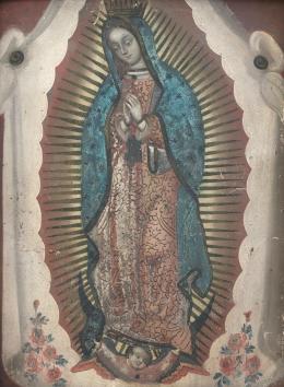 868.  ESCUELA MEXICANA, SIGLO XIXVirgen de Guadalupe