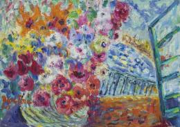 916.1.  MERCÈ DIOGÈNE (Perpiñán, 1922 - Sant Cugat del Vallès, 2014​)Les fleurs et...la mer!, 2013