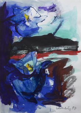 1121.  BERND KOBERLING (Berlín, 1938)Sin título, 1987