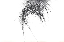 942.  MANUEL RIVERA (Granada, 1927 - Madrid, 1995)Diálogo entre Manuel Rivera y los Tres Adefesios, 1979