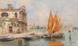 909.  ANTONIO REYNA (Coín, Málaga, 1859 - 1937)Venecia