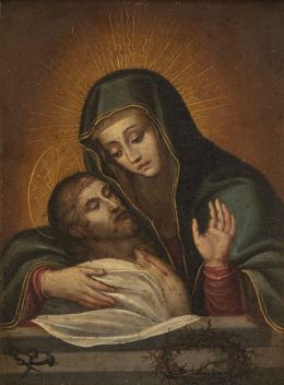 882.  ESCUELA ESPAÑOLA, SIGLO XVIIPiedad