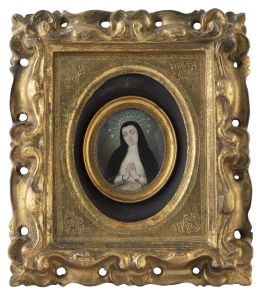 868.  ESCUELA ESPAÑOLA, SIGLO XIXVirgen de la Paloma