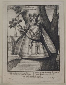 794.  WENCESLAUS HOLLAR (1607-1677)Virgen de Cleves