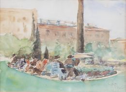 834.  CECILIO PLA Y GALLARDO (Valencia, 1860-Madrid, 1934)Niza