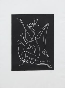 1038.  ANTONIO SAURA (Huesca, 1930 -  Cuenca, 1998)Nega, 1979