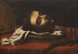 841.  ESCUELA NAPOLITANA, SIGLO XVIICabeza de San Genaro