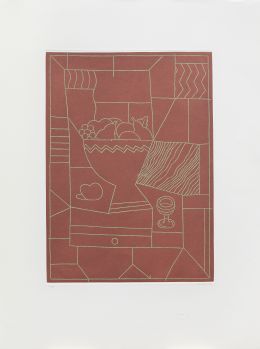 1053.  ALFREDO ALCAÍN (Madrid, 1936)Bodegón marrón y bodegón amarillo, 1993