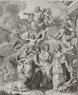 758.  ESCUELA CENTROEUROPEA, SIGLO XVIIIPosible alegoría de la Paz de Utrecht