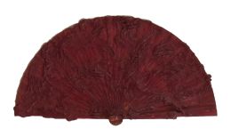 977.  ADOLFO BARNATÁN (París, 1951)Abanico rojo