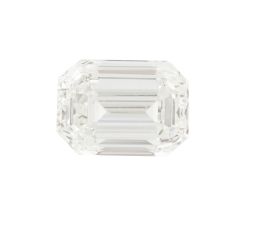 405.  Diamante talla esmeralda de 4,01 ct, color estimado H, y gr