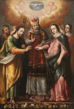 901.  JUAN CORREA (México, 1646- 1716) 
Desposorios de la Virgen