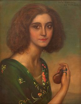 948.  JULIO ROMERO DE TORRES (Córdoba,  1874 - 1930)
Retrato de 