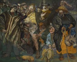 879.  MANUEL ALCORLO (Madrid, 1935)Destrozones de cadalso, 1983