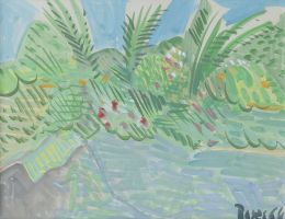 908.  FRANCISCO BORES (Madrid, 1898 - París, 1972)Las Palmeras, 1964