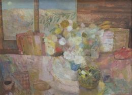 962.  RUBÉN DARIÓ VELÁZQUEZ (Cornellana, Asturias, 1934 - Móstoles, 2024)Bodegón, 1979