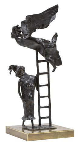 1009.  ÓSCAR ESTRUGA (Barcelona, 1933)Aprendiendo a volar, 1978