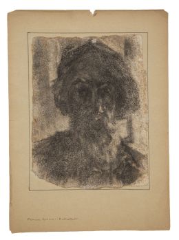 945.  FRANCISCO GIMENO ARASA (Tortosa, 1858 - Barcelona, 1927)Autorretrato