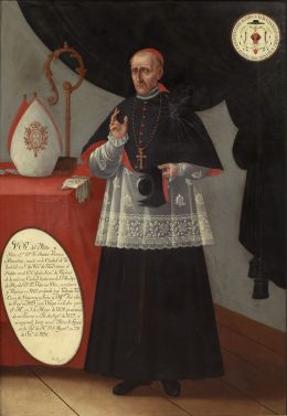 902.  JUAN ARZEO (Manila, 1795–1865)
Retrato del Ilmo. Don Franc