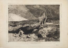 835.  MARIANO FORTUNY Y MARSAL  (Reus, Tarragona, 1838-Roma, 1874)Anachoréte (Anacoreta)