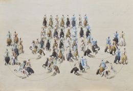 754.  ANÓNIMO, H. 1800Juego de Parejas