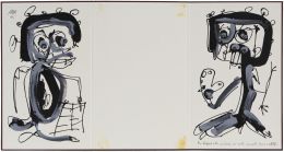 998.  ANTONIO SAURA (Huesca, 1930 -  Cuenca, 1998)El escritor y el pintor, 1993