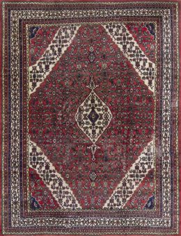 633.  Alfombra persa Feraghan anudada en lana sobre trama de algodón.h. 1950.