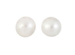 307.  Pendientes de perlas australianas de 13,2 mm aprox