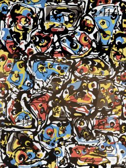 933.  ANTONIO SAURA (Huesca, 1930 -  Cuenca, 1998)La fuerza de la solidaridad, 1987