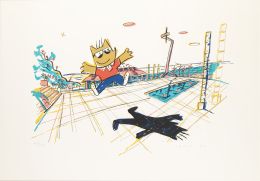 938.  JAVIER MARISCAL (Almazora, Valencia, 1950)Cobi en Picornell, 1989