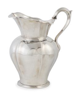 1280.  Jarro de agua de plata.Durán, S. XX.