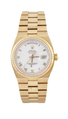 370.  Reloj ROLEX Day-Date Oyster Quartz 36 mm en oro