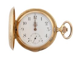 369.  Reloj saboneta VOLTA de bolsillo en oro de pp. S. XX. 25764 con sonería
