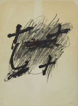 1030.  ANTONI TÀPIES (Barcelona, 1923 - 2012)Sin título, 1971